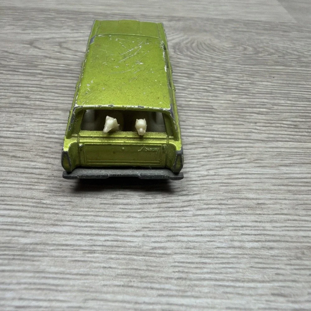 Lesney Matchbox #64 MG 1100 & #55 Or #73 Mercury Die Cast Vintage Cars Ft. Dogs